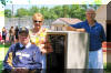 '09 Inductees Fred Fischer, Daryl Paluch, and sister of Phyllis Hunter