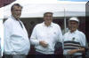Lefty Johnson, Warren Opheim, Bill Clayton at the 1995 Induction Ceremony