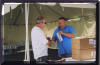 Tony Simons presents the Love Serving Tennis award to the Watertown Tennis Association