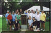 Hall of Famers at the marker