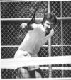 Marty Johnson displays a "textbook" backhand