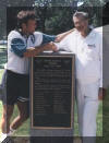 Marty Johnson with Dad Lefty, 1998