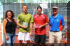 Men's champ Alex Clayton (red), and runner-up Tony Larson (green)