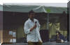 Mike Trautner speaks at his induction into the SD Tennis Hall of Fame