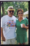 Karen Wakey Obert with her father, Reg Wakey