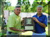 Terry Nielsen with '09 inductee Daryl Paluch